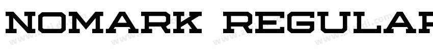 Nomark Regular字体转换